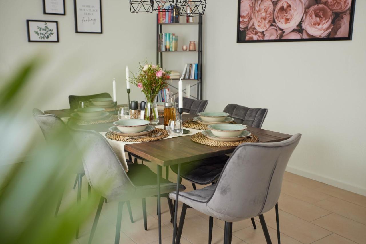 Ajko Homes - Design Apartment - Parkplatz - Balkon - Netflix - 6 Pers Walldorf  Kültér fotó